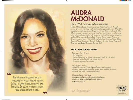 Audra McDonald Bio Poster