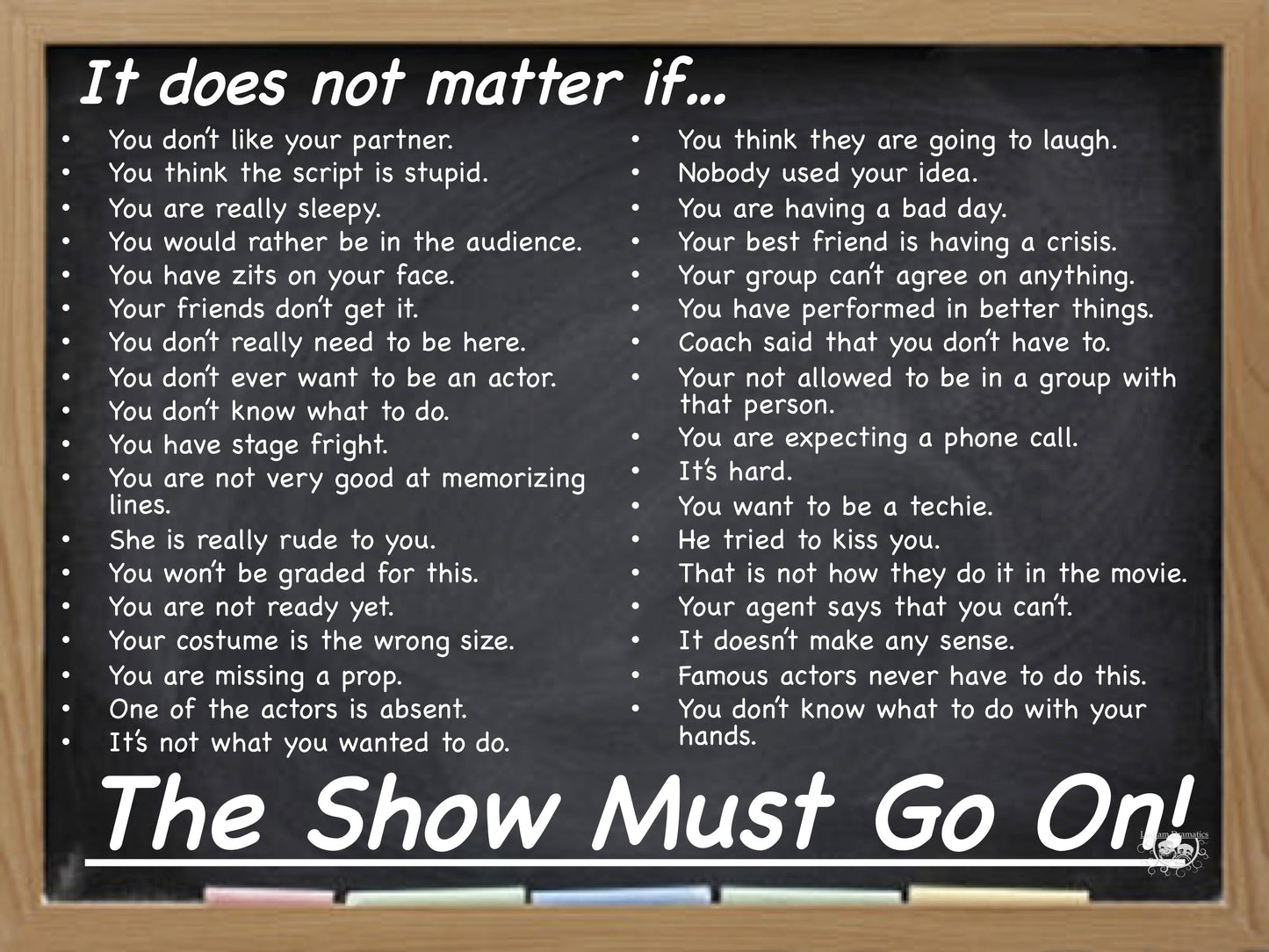 The Show Must Go On Poster