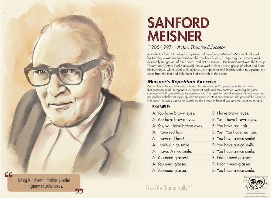 Sanford Meisner Bio Poster