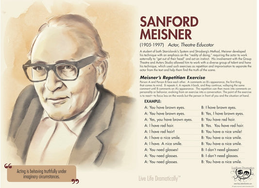 Sanford Meisner Bio Poster