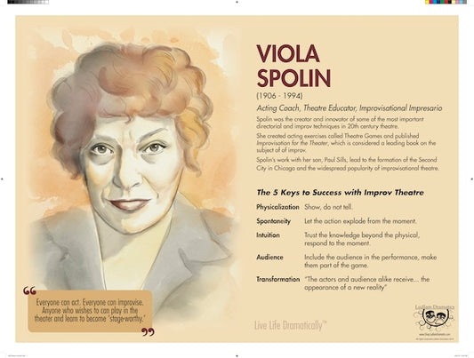 Viola Spolin Bio Poster