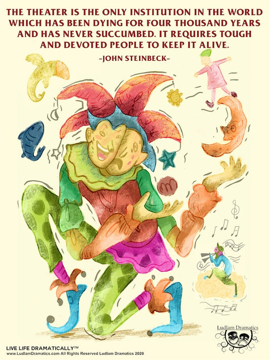 Steinbeck on Theatre Poster